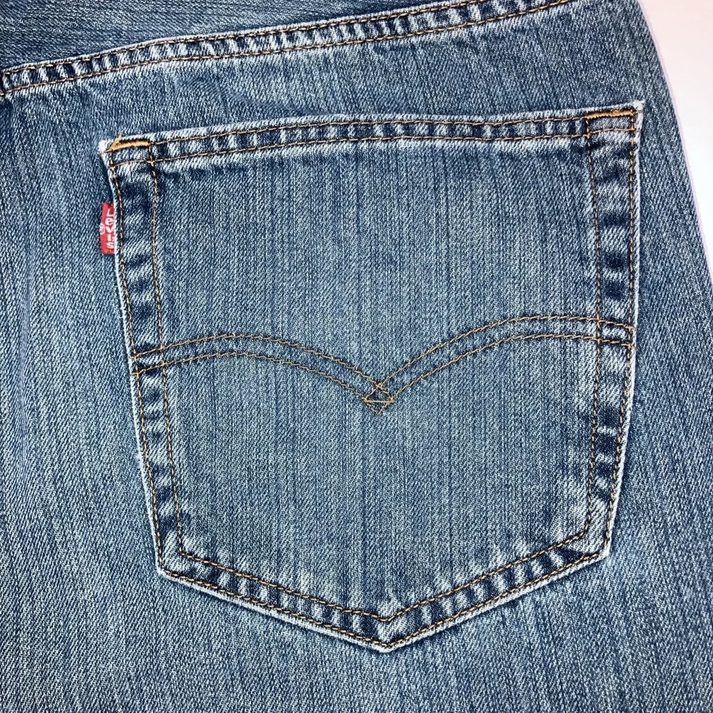 Levis 559 Jeans Mens 38x36 Blue Medium Wash Relaxed Straight Denim